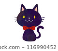 一隻可愛的貓的插圖 116990452