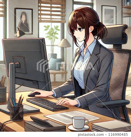 woman working 116990485