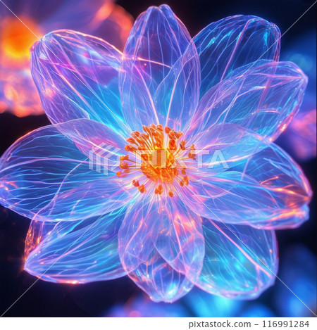 blue flower	 116991284