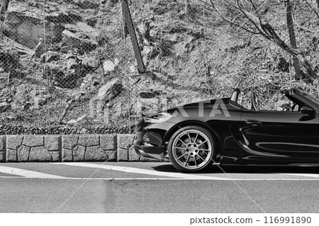 閃亮的黑色敞篷車 閃亮的黑色敞篷車 116991890