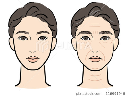 Younger and older men 116991946
