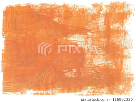 Orange hand-painted texture 003 using acrylic paint Orange hand-painted texture 003 using acrylic paint 116992320