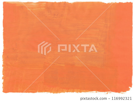 Orange hand-painted texture 004 using acrylic paint Orange hand-painted texture 004 using acrylic paint 116992321