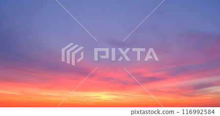 Sunset sky background Sunset sky background 116992584