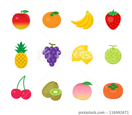 水果圖示/插圖集 116992671