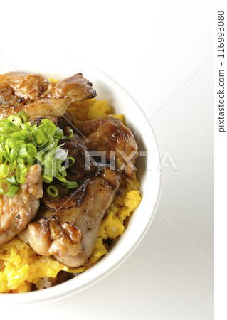 Kijiyaki-don,Yakitori-don,Oyako-don,在白色背景下拍攝 Kijiyaki-don,Yakitori-don,Oyako-don,在白色背景下拍攝 116993080