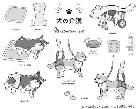 狗狗護理相關插畫集 狗狗護理相關插畫集 116993445
