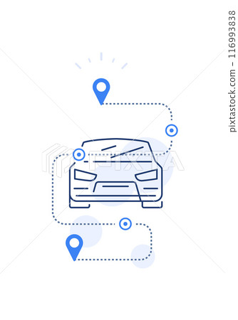 Rental car services concept, share auto transport Rental car services concept, share auto transport 116993838