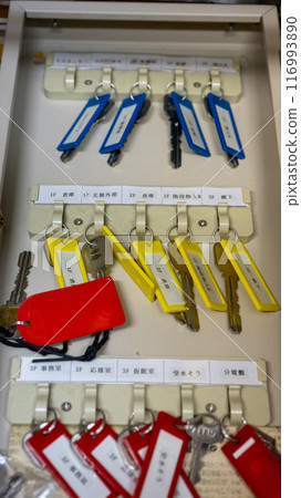 管理財產（公寓）的鑰匙箱和鑰匙（鑰匙圈） 116993890