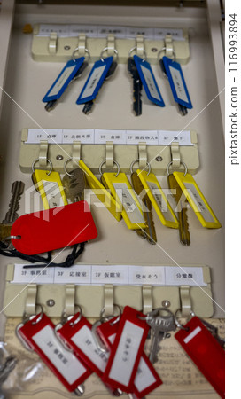 Key box and keys (key chain) of managed property (condominium) Key box and keys (key chain) of managed property (condominium) 116993894