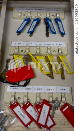 Key box and keys (key chain) of managed property (condominium) Key box and keys (key chain) of managed property (condominium) 116993899