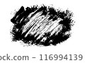 Ink, rustling, frame, oval 116994139