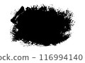 Ink, rustling, frame, oval 116994140
