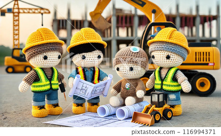 A big project by the Amigurumi Construction Team 116994371