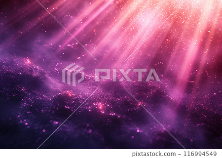 Bright pink and purple background with a lot of sparkles and rays of light Bright pink and purple background with a lot of sparkles and rays of light 116994549