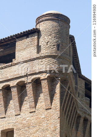 Rocca Possente of Stellata, Italy. Rocca Possente of Stellata, Italy. 116994980