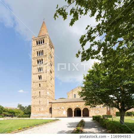 The abbey of Pomposa, Italy. The abbey of Pomposa, Italy. 116994983