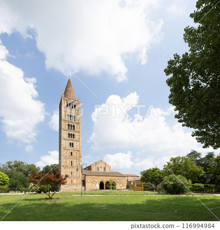 The abbey of Pomposa, Italy. The abbey of Pomposa, Italy. 116994984
