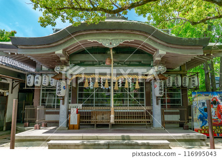 Sanko Shrine, Sanadayama, Tamatsukuri Honmachi, Tennoji Ward, Osaka City (a place associated with Sanada Yukimura) - worship hall 116995043