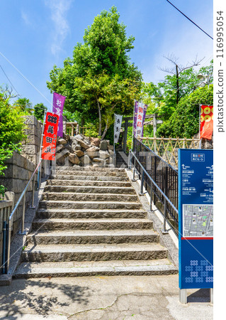 Sanadayama Sanko Shrine (a place associated with Sanada Yukimura) in Tamatsukuri Honmachi, Tennoji Ward, Osaka City Sanadayama Sanko Shrine (a place associated with Sanada Yukimura) in Tamatsukuri Honmachi, Tennoji Ward, Osaka City 116995054