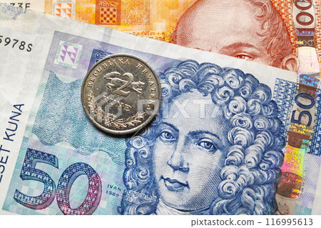 Stack of Croatian Kuna Stack of Croatian Kuna 116995613