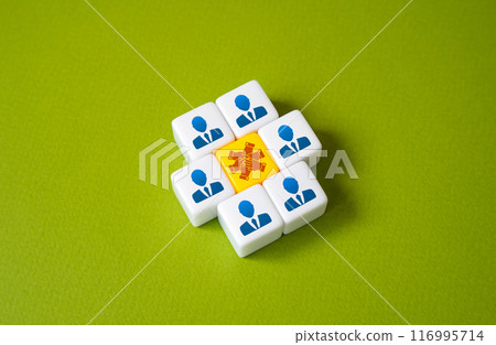 The team makes a joint effort. Cooperation and folding forces. Ensure a seamless integration of new members into the existing workforce. Found a community. Assemble a team. 116995714
