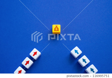 Competition for money and profit. Competition for a contract or access to budget development. Motivation, self-development. Succeed in an contest. 116995751