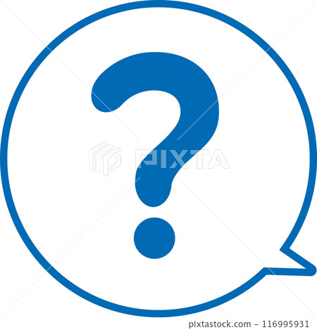 Question mark Question ? Icon Question Speech bubble 116995931