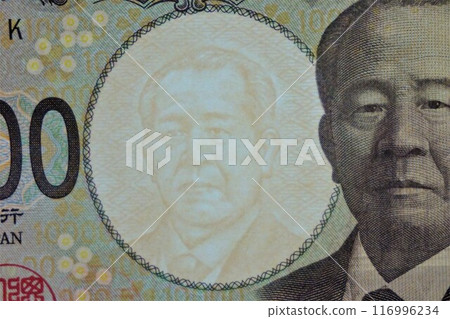 新紙幣10,000日元紙幣10,000日元澀澤榮一10,000日元 新紙幣10,000日元紙幣10,000日元澀澤榮一10,000日元 116996234