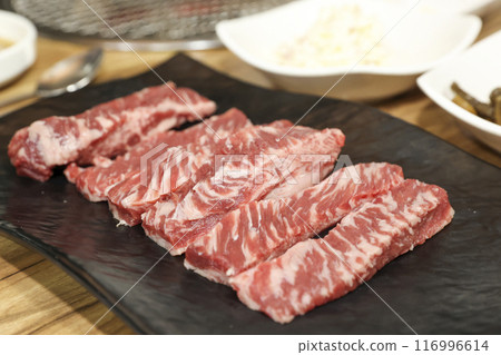 Korean bbq Grilled Boneless Galbi Korean bbq Grilled Boneless Galbi 116996614