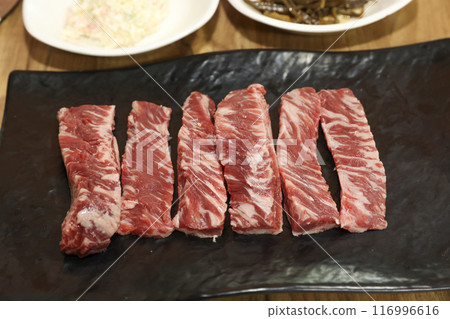 Korean bbq Grilled Boneless Galbi Korean bbq Grilled Boneless Galbi 116996616