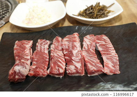 Korean bbq Grilled Boneless Galbi Korean bbq Grilled Boneless Galbi 116996617