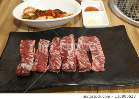 Korean bbq Grilled Boneless Galbi Korean bbq Grilled Boneless Galbi 116996628