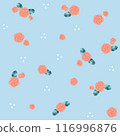Rose seamless pattern 116996876
