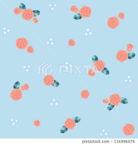 Rose seamless pattern 116996876