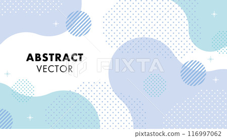 Abstract frame blue light blue geometric shapes sparkling 116997062