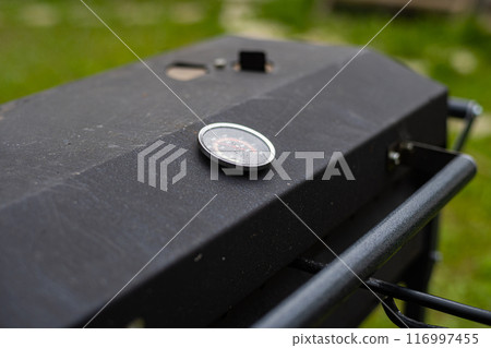 A Grills Temperature Gauge Ready for Summer Grilling A Grills Temperature Gauge Ready for Summer Grilling 116997455