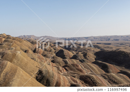 Majestic Rocks Amidst the Georgia Desert 116997496