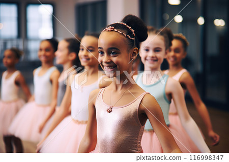 Diverse Dreams Unveiled Little Dancers Embrace Ballet, Guided by Passionate Teachers in Holistic Development Journey. created with Generative AI Diverse Dreams Unveiled Little Dancers Embrace Ballet, Guided by Passionate Teachers in Holistic Development Journey. created with Generative AI 116998347