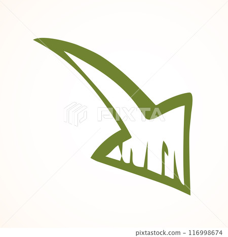 Arrow symbol. Vector drawing icon 116998674