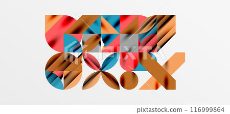 Geometric neo patterns. Abstract background for covers, banners, flyers and posters and other templates Geometric neo patterns. Abstract background for covers, banners, flyers and posters and other templates 116999864