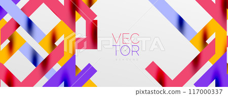 Colorful stripes abstract line background. Pop art abstract background for covers, banners, flyers and posters and other templates 117000337