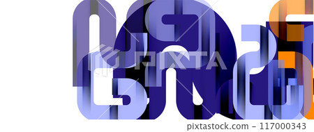 Lines, abstract letter style design background. Geometric vector Illustration For Wallpaper, Banner, Background, Card, Book Illustration, landing page Lines, abstract letter style design background. Geometric vector Illustration For Wallpaper, Banner, Background, Card, Book Illustration, landing page 117000343