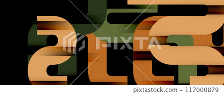 Dynamic waves, flowing lines, stripes vector geometric elements minimal pattern. Vector Illustration For Wallpaper, Banner, Background, Card, Book Illustration, landing page Dynamic waves, flowing lines, stripes vector geometric elements minimal pattern. Vector Illustration For Wallpaper, Banner, Background, Card, Book Illustration, landing page 117000879