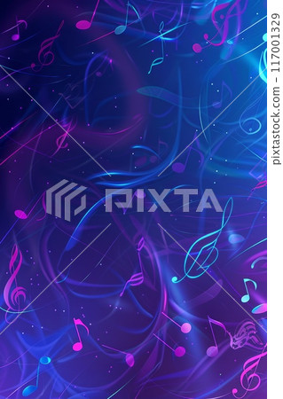 blue-violet gradients music concert poster background 117001329