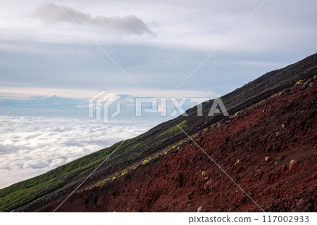 從富士山登山道看到的雲海 117002933