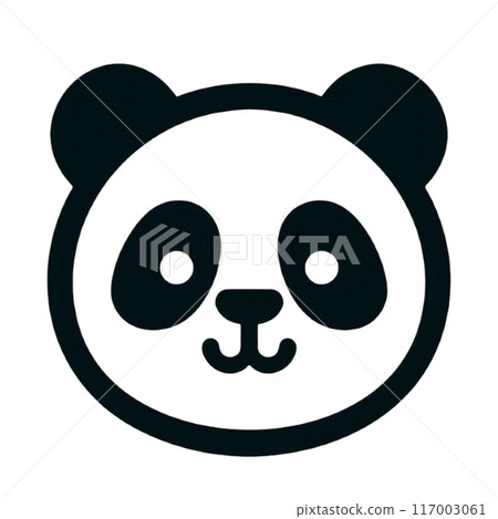 熊貓簡單圖標 熊貓簡單圖標 117003061