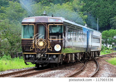 [JR Shikoku] Kiha 185 series "Shikoku Tosa: A Tale of the Dawn of an Era" (Tosan Line: Sagawa Station) 117003336