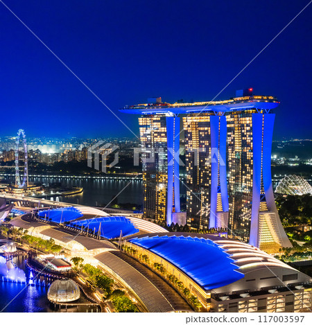 Singapore night view Singapore night view 117003597