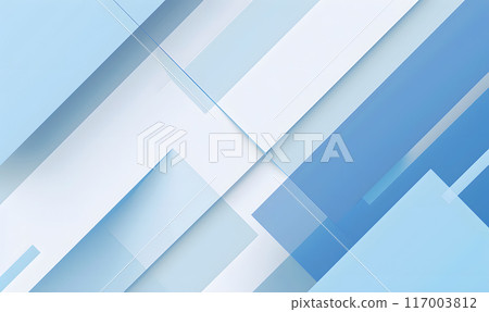 Creating an Enigmatic Geometric Background with Various Blue Tones 117003812